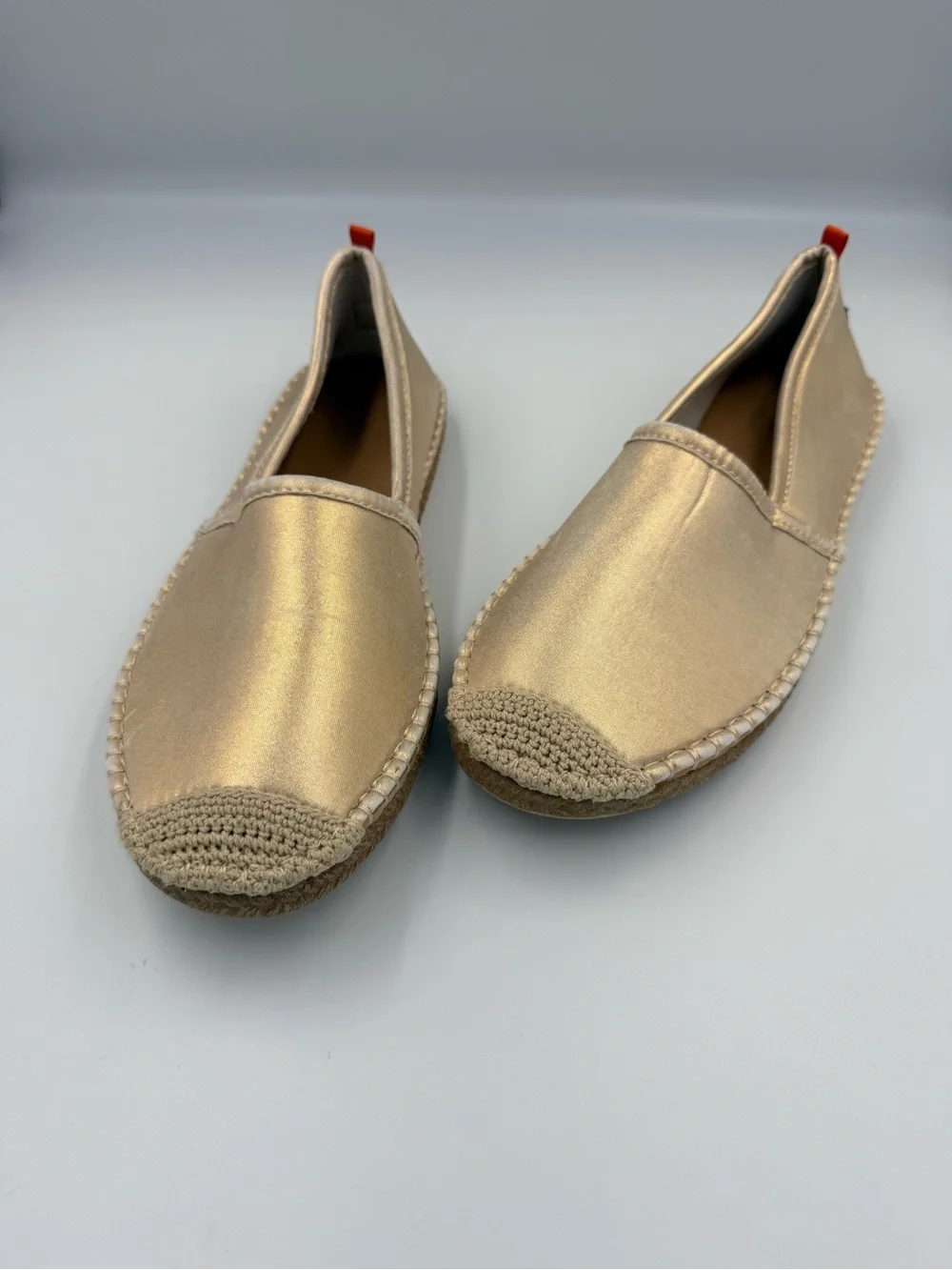 Sea star Metallic Gold Slip-On Espadrilles for Women